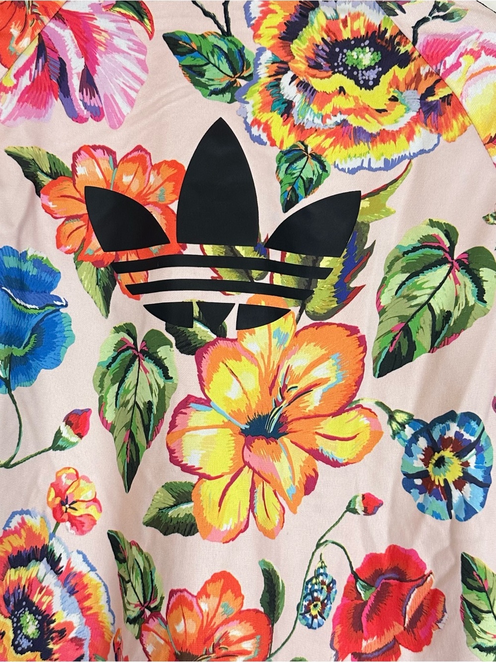 Adidas x FARM Rio Floralita Super Star Track Jacket Tropical Floral Bomber Sz L - Picture 11 of 15